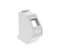 Montage Keystone pour rail DIN, 1 port, gris clair