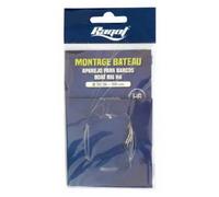 Montage lignes montées mer Ragot Boat Rig H8 Noir 120 cm
