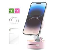 Montage mobile - Support magnétique escamotable pour tableau de bord automobile - Compatibilité polyvalente - Support puissant à ventouse pour GPS, base rotative flexible, mobile