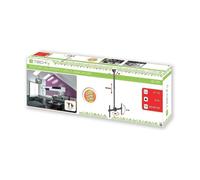 Montage plafond écran plasma - techly - Acier noir - Taille 37"-70" - Support robuste - Installation facile