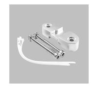 Montage Poignée Accessoires Moto Rehausseur De Guidon Barre Poignée De Traînée Adaptateur D'extension pour Scrambler 400 800 1100(White)