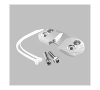 Montage Poignée Accessoires Moto Rehausseur Guidon Barre Poignée Traînée Adaptateur D'extension pour Scrambler 400(White)