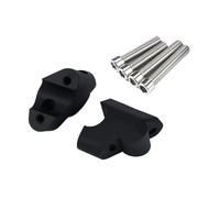 Montage Poignée Adaptateur D'extension Pince Barre Poignée Traînée Rehausseur Guidon Moto pour Multistrada Pour V4 S Pour Rally Pikes Peak(Black)