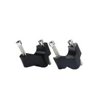 Montage Poignée Adaptateur D'extension Pince Barre Poignée Traînée Rehausseur Guidon Moto pour Multistrada Pour V4 S Pour Rallye Pikes Peak(Black)
