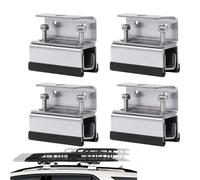 Montage pour panneaux solaires au plafond | 4 supports solaires pour panneaux photovoltaïques | Support en acier inoxydable haute résistance pour bateaux, yachts et camping