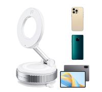 Montage téléphonique de la voiture magnétique sous vide - Support de dispositif électronique portable à 360 degrés à 360 degrés | 2800gf Stand de téléphone de tableau de bord à aimant le plus fort pli