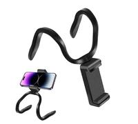 Montage téléphonique de poussette - Pince de guidon, support flexible | Attachement du poteau à tube pour Pram, scooter, vélo d'exercice, configuration zwift, support sécurisé compatible avec la plupa