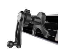 Montage téléphonique de ventilation pour la voiture - Rotation à 360 ° avec une pince à ressort plus large | Support de téléphone portable à évent à air mains libres, anti-titulaire, ajustement