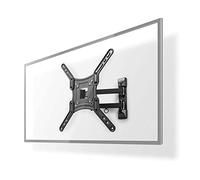 Nedis Support TV mural TVWM1530BK 23-55" Inclinable rotatif 30 kg 70-400 mm Noir