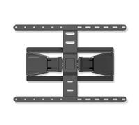 Nedis Support mural TV TVWM5560BK 43–90" mouvement intégral inclinable rotatif 50 kg Noir