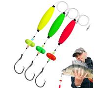 Montages de Pêche pour Poisson-Chat,Pêcher Le Silure avec Flotteur - Équipement Compact Multifonction pour Oncle Grand-père Père