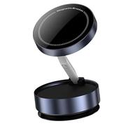 Montages intérieurs Support de téléphone magnétique pour voiture sous vide, ventouse pliable, support de Navigation, support de téléphone à aspiration sous vide pour Attache Voiture Pare-Brise(Black)