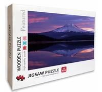 Montagne EnneigéE Puzzle Bois, Voir Puzzle 4000 pièces Adultes avec Boîte 141x87cm, Activités de Loisirs en Famille, Jeux de Puzzle de Haute Qualité, Convient à la Plupart des Gens, Cadeaux, P-7539