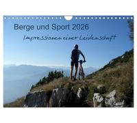 Montagne et sport 2026, Impressions d'une passion (Calendrier mural 2026 DIN A4 horizontal), CALVENDO calendrier mensuel
