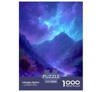 Montagne Fantastique Puzzles 1000 Pièces Jeu De Défi Jouet Adultes Et Plus De 12 Ans Paysage Enchanté Jeu De Puzzle Défi Éducatif Stimulation Cérébrale Cadeau Décoration Maison 38x26cm/1000pcs
