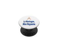 Montagne Mon Royaume Design Nature Amoureux PopSockets PopGrip Adhésif