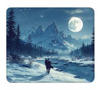 Montagne Petit Tapis de Souris 340x280mm avec Base en Caoutchouc Antidérapant et Imperméable, Gaming Tapis de Souris pour Femmes, Hommes, PC Gamer, Ordinateurs Portables sans Fil, Paysage D-3144