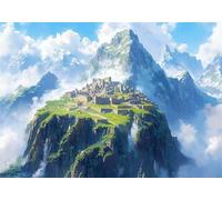 Montagne Puzzle 200 Pieces Adultes Pays des Merveilles Puzzles Classiques Panorama Bois Difficile Impossible Geant Jigsaw Jeu éducatif Défi Jouet pour Enfants dès 14 Ans Cadeau Homme Femme P-853