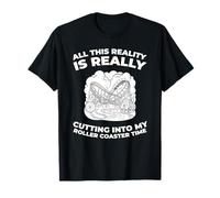 Montagne Russe Parc D'attraction Jeux De Loisirs Grand Huit T-Shirt
