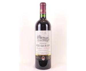 montagne saint-émilion château petit clos du roy rouge 2000 - bordeaux