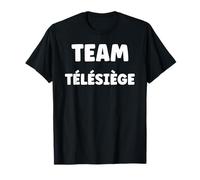 Montagne Ski Citation Humour Team Télésiège T-Shirt