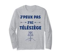 Montagne Ski Citation J'peux Pas J'Ai Télésiège Manche Longue