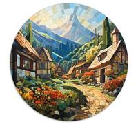 Montagne Village Cottage 1000 Piece science fiction Jigsaw Puzzle For Adults Family Challenge Toys Stress Relief Puzzle Exercise The Memory of The Brain for Adults And Kids, Age 12 Years Up 1000pcs (6