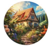 Montagne Village Cottage 1000 Teile science fiction Puzzle Für Erwachsene Familien-Challenge Stressabbau-Puzzle Teamgeist Pflegen Für Die Ganze Familie, Geschenke Für Frauen & Männer 1000pcs (67.5x67.
