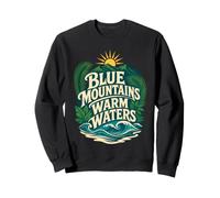 Montagnes Bleues Surf Eaux Chaudes T-Shirt Sweatshirt