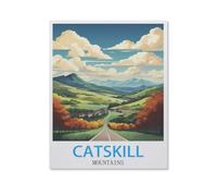Montagnes Catskill，1000 Pièces Puzzles Jeu De Famille Jouet Jeu Éducatif Anti-Stress Défi Difficile Puzzle pour Enfants（75x50cm）-HV70