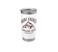 Montagnes du Népal de l'Everest Himalaya Escalade Gobelet isotherme en acier inoxydable double paroi