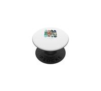 Montagnes, élan et Lacs du Canada - Vacances Canada PopSockets PopGrip Adhésif
