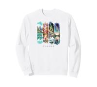 Montagnes, élan et Lacs du Canada - Vacances Canada Sweatshirt