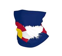 Montagnes Enneigées du Colorado Chapeaux Demi-Visage Unisexe Bandeau Magique Respirant Bandeaux pour Sports Extérieur Moto 25X50Cm