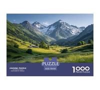 Montagnes et rivières Puzzle Adulte 1000 Pièces Montagnes élevées De Qualité Supérieure - l'art du Puzzle Difficile en Défi : Cadeau Élite Adulte/14+ 70x50cm/1000pcs