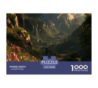 Montagnes et rivières Puzzle Adulte 1000 Pièces Montagnes élevées L'Excellence du Défi Pédagogique - pour Homme, Femme, Adultes Et Un Public Jeune (14+) 52x38cm/1000pcs