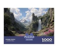 Montagnes et rivières Puzzle pour Adultes - 1000 Pièces Montagnes élevées De Qualité Supérieure : Challenge Éducatif Conçu pour Un Public Large (Homme, Femme, Adultes, Enfants 14+) 52x38cm/1000pcs