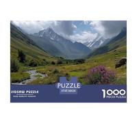 Montagnes et rivières Puzzle pour Adultes - 1000 Pièces Montagnes élevées De Qualité Supérieure - Le Challenge des Puzzles Ardus, pour Un Public Varié (Homme À 14+) 38x26cm/1000pcs