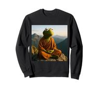 Montagnes grenouille moine fantaisie Sweatshirt