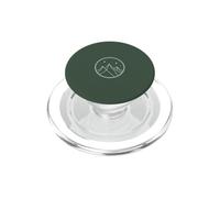 Montagnes minimalistes Nuit, Ciel et étoiles PopSockets PopGrip pour MagSafe