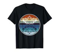 Montagnes Réflexion Randonner Plein Air Faune Nature Forêt T-Shirt