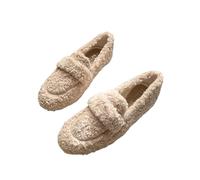 montalpin mont alpin Mocassins ultra douillets Chaussons d'hiver doublés en peluche pour femmes, super chauds et douillets, idéaux pour l'intérieur et l'extérieur