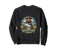 Montana Big Sky Bear Montagne Paysage Vibes Sweatshirt