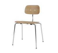 Kevi E2060 Chaise Chêne - chromé Montana QUICK SHIP - 5714322991964