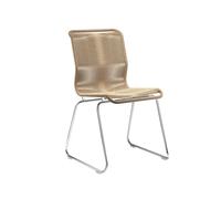 Montana Chaise Panton One naturel. papier/acier inoxydable