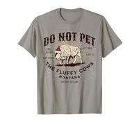 Montana Christmas : ne caressez Pas Les Vaches pelucheuses et Les Bisons T-Shirt