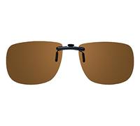 Montana - CLIP C2B Sur-lunettes Marron polarisé concues pour les lunettes en plastique et acétate Taille M livré avec etui