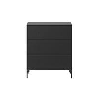 Montana Commode Carry black 05. pieds noirs laqués