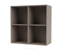 Montana Étagère SHOW 69.6x69.6 cm avec rail de suspension 141-Truffle