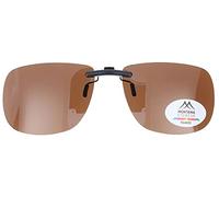 Montana Eyewear Rideau de protection solaire C2B UV400 avec clip pratique - Polarisant, marron